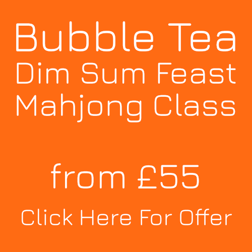 BUBBLE TEA + MAHJONG CLASS + DIMSUM MINI-FEAST FROM JUST £55 PER PERSON