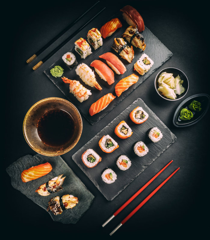 SUSHI CLASS -

Learn how to make 5 different types of Sushi in this 
CLICK HERE - OFFER - JUST £65